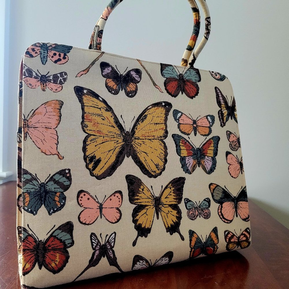Vintage Margaret Smith Butterfly Purse